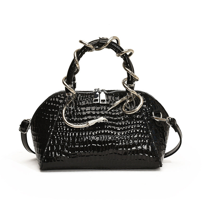 Mayce Elegante ™ | LUNA Snake-Pattern Mini Bag