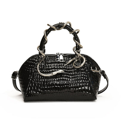 Mayce Elegante ™ | LUNA Snake-Pattern Mini Bag