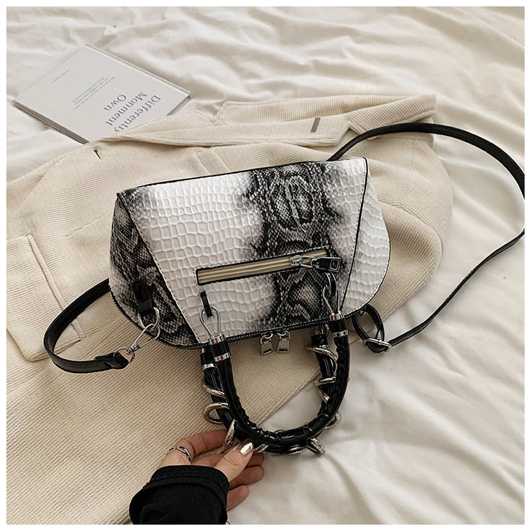 Mayce Elegante ™ | LUNA Snake-Pattern Mini Bag