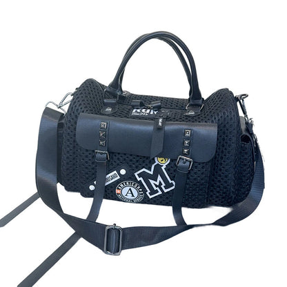 Mayce Elegante ™  | JADE Woven Mesh Street Bag