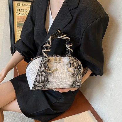 Mayce Elegante ™ | LUNA Snake-Pattern Mini Bag