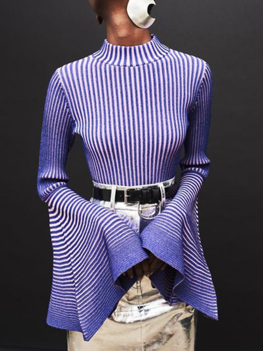 Brielle Flare Sleeve Knit Top