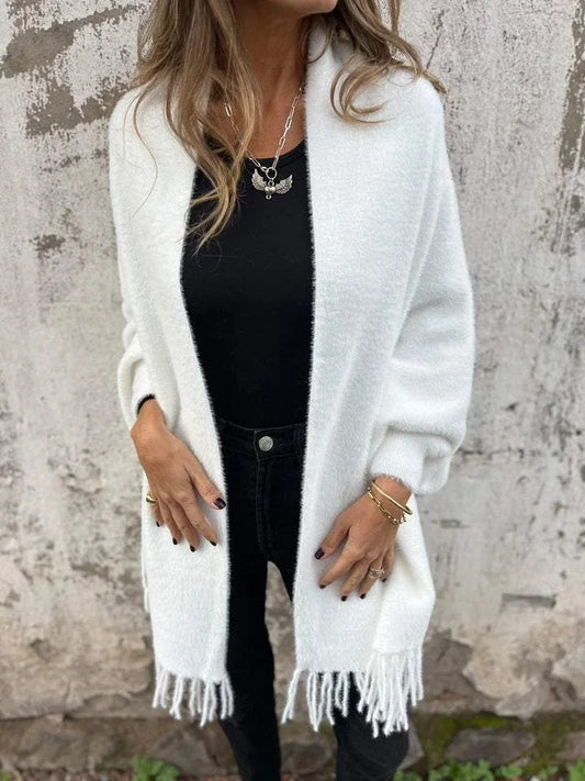 Ultra Cozy Fringe Cardigan