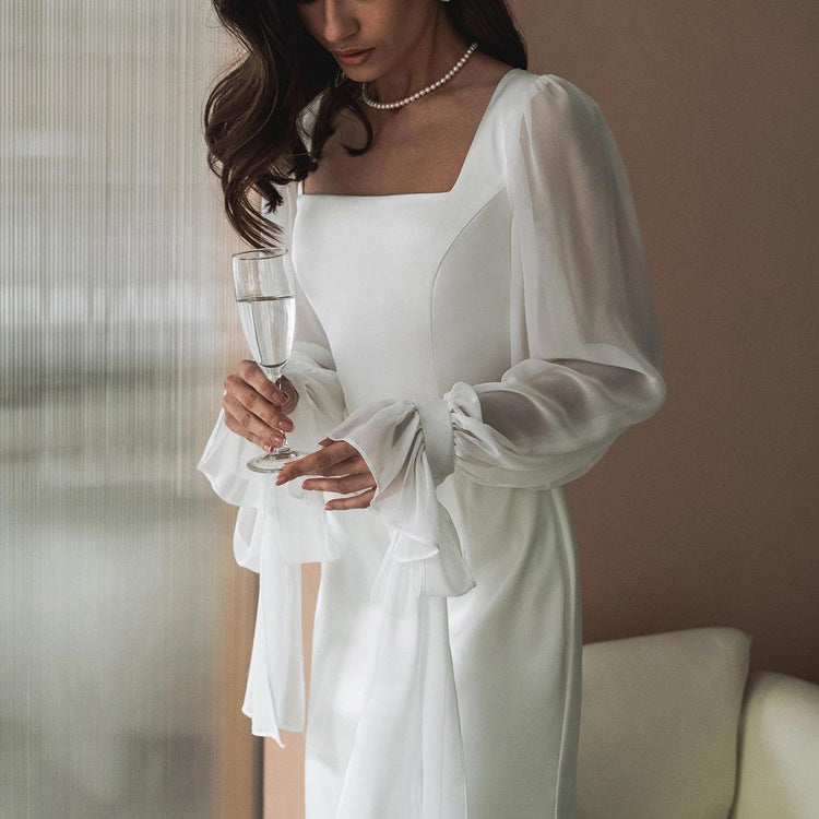 Blanche Balık Form Elbise