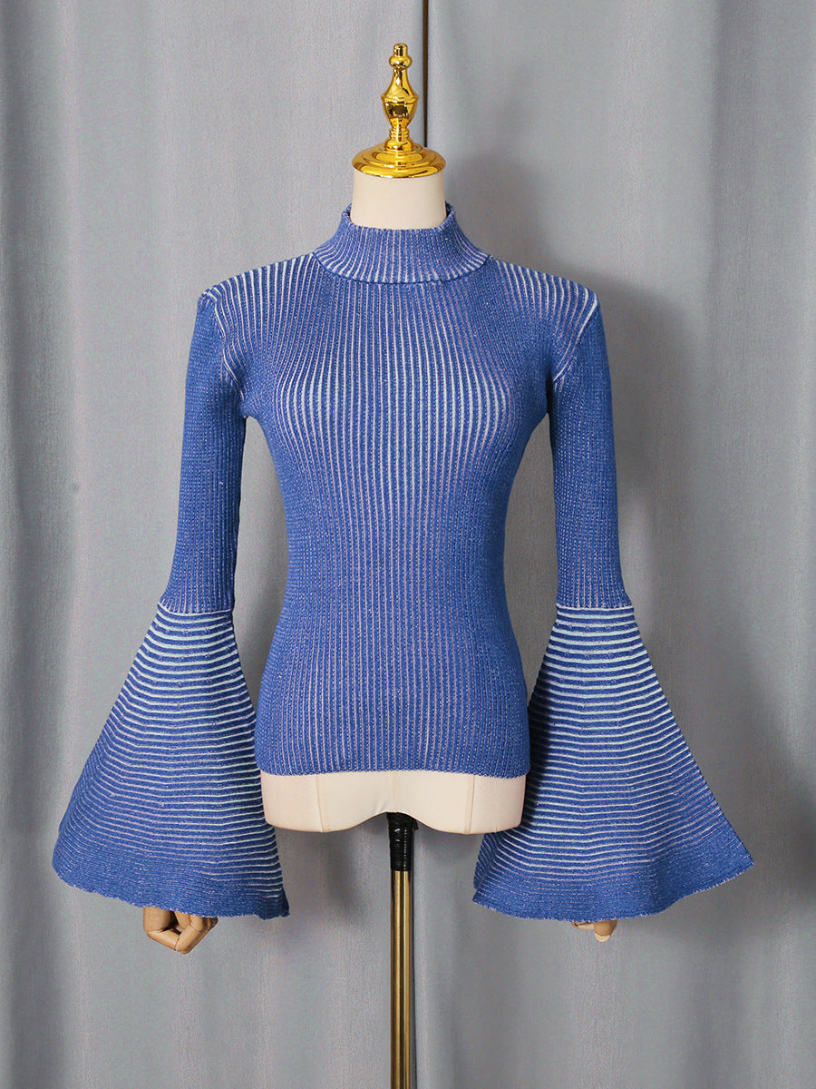 Brielle Flare Sleeve Knit Top