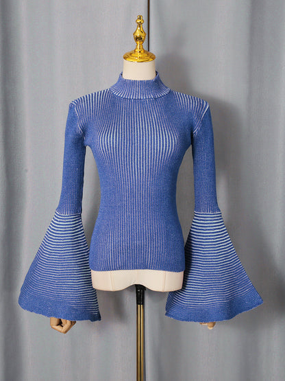 Brielle Flare Sleeve Knit Top