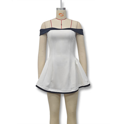 Lotus Off-Shoulder Mini