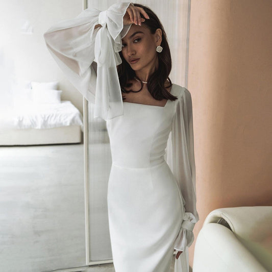 Blanche Balık Form Elbise