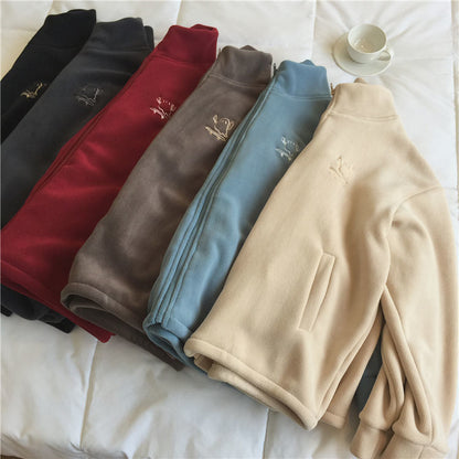 Olivia Plush Fleece Zip Jacket