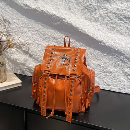 Mayce Elegante ™  | SKYLAR Studded PU Leather Backpack