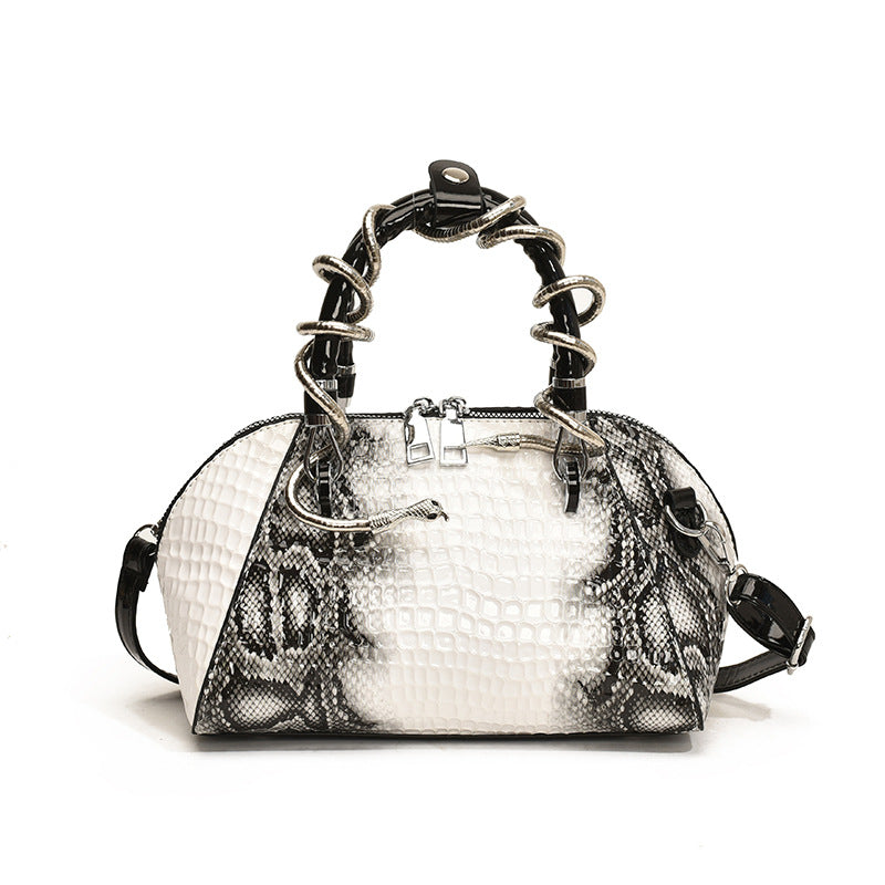 Mayce Elegante ™ | LUNA Snake-Pattern Mini Bag