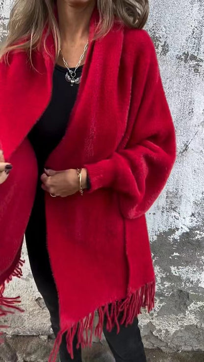 Ultra Cozy Fringe Cardigan