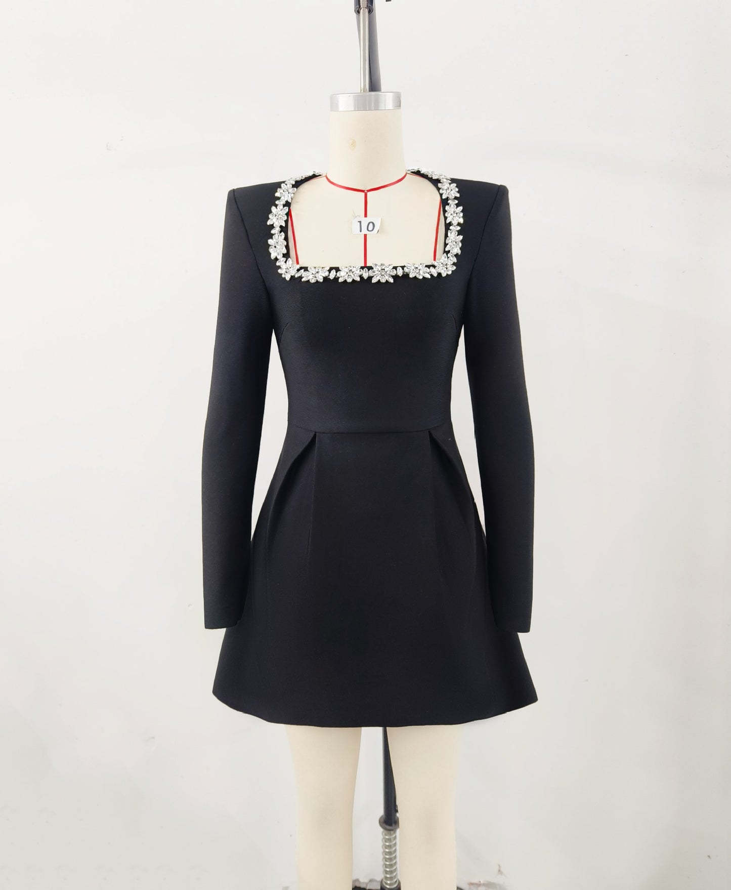 Isabella Crystal Detaylı Mini Elbise