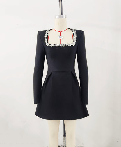 Isabella Crystal Detaylı Mini Elbise