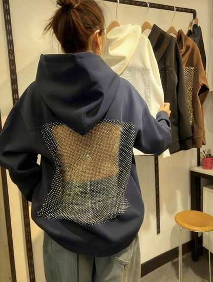 Harper Open Back Mesh Hoodie