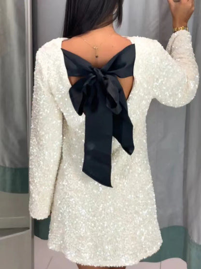 Sequin Mini Party Dress – Holiday Sparkle