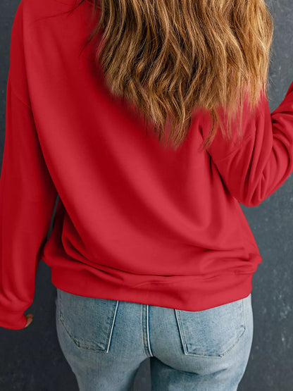 Western Patchwork Cow Drop Shoulder Sweatshirt – Mayce Halloween Edit