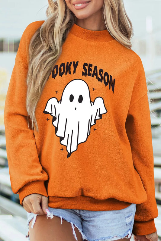 Spooky Season Mock Neck Reversible Halloween Sweatshirt – Mayce Halloween Edit