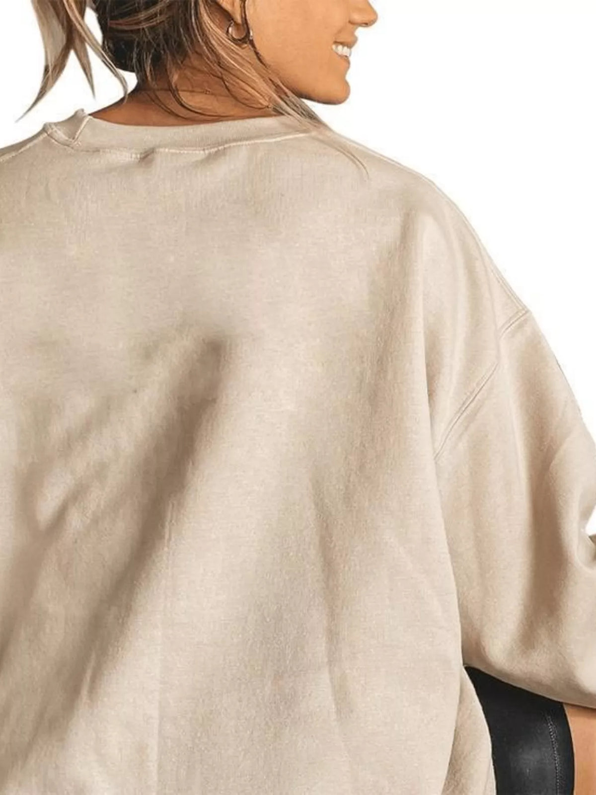 Halloween Pumpkin Floral Round Neck Sweatshirt – Mayce Halloween Edit