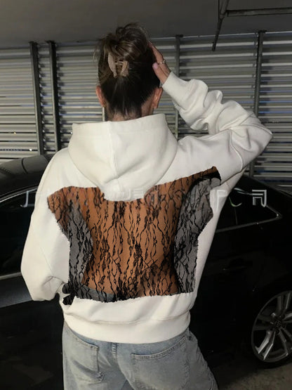 Harper Open Back Mesh Hoodie