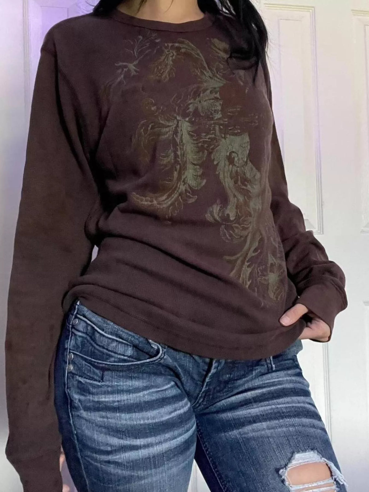 Skeleton Long Sleeve T-Shirt – Mayce Halloween Edit