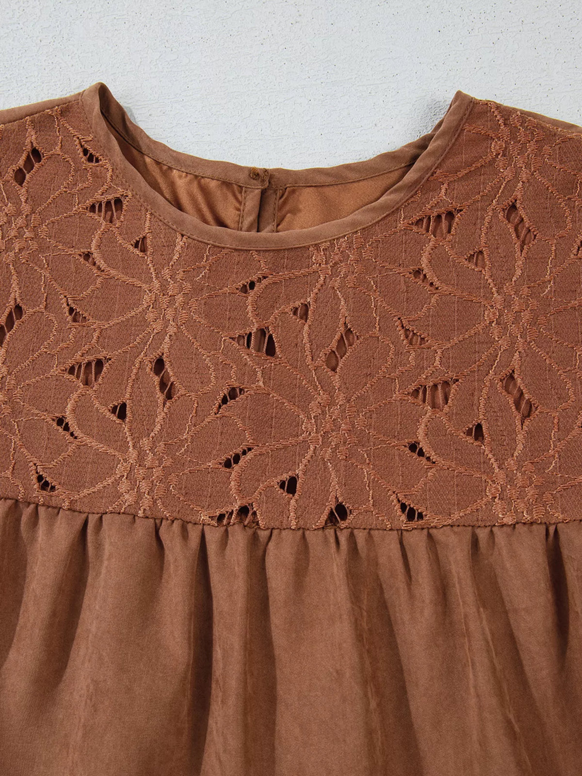 Floral Lace Crochet Tiered Ruffled Mini Dress – Mayce Halloween Edit