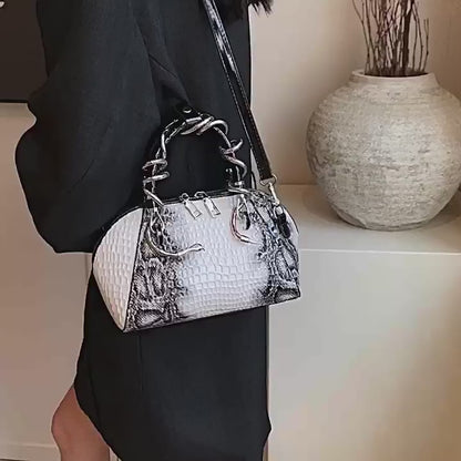 Mayce Elegante ™ | LUNA Snake-Pattern Mini Bag