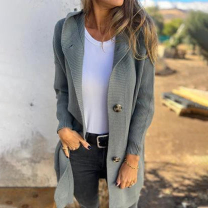 Sofia Kapüşonlu Orta Boy Hırka